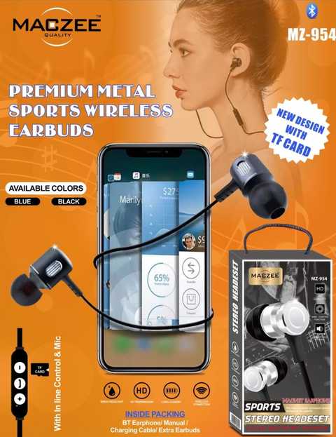 maczee bluetooth headphones